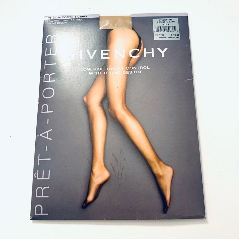 NWT GIVENCHY Low Rise Tummy Control with Thong Design, le beige natural